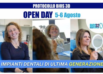 Tornano il 5 e 6 agosto due open day con Bios32: denti fissi in 24 ore!