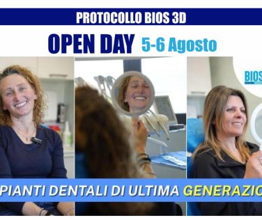 Tornano il 5 e 6 agosto due open day con Bios32: denti fissi in 24 ore!