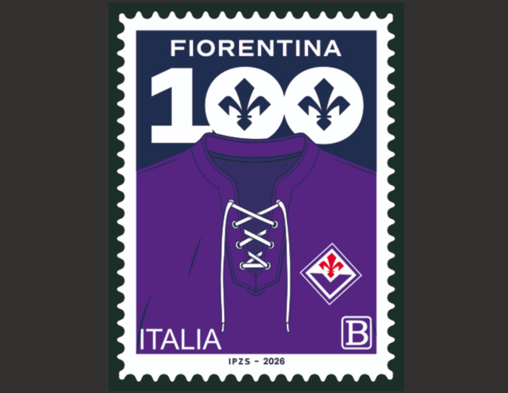 Un francobollo commemorativo per il centenario della Fiorentina
