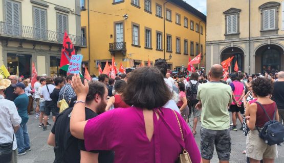 Vertenza Acca: il sindaco di Carmignano partecipa alla manifestazione di Prato