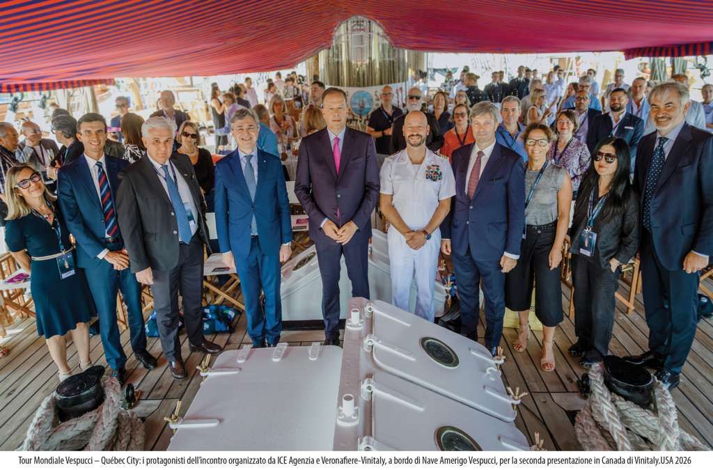 Vinitaly USA 2026 Unveils Itself Aboard the Amerigo Vespucci in Quebec City