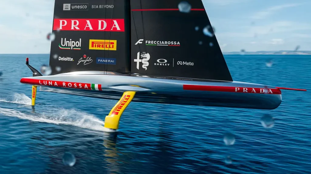 America’s Cup: Pirelli Signs on for Foils and Rudders of Luna Rossa Vessels