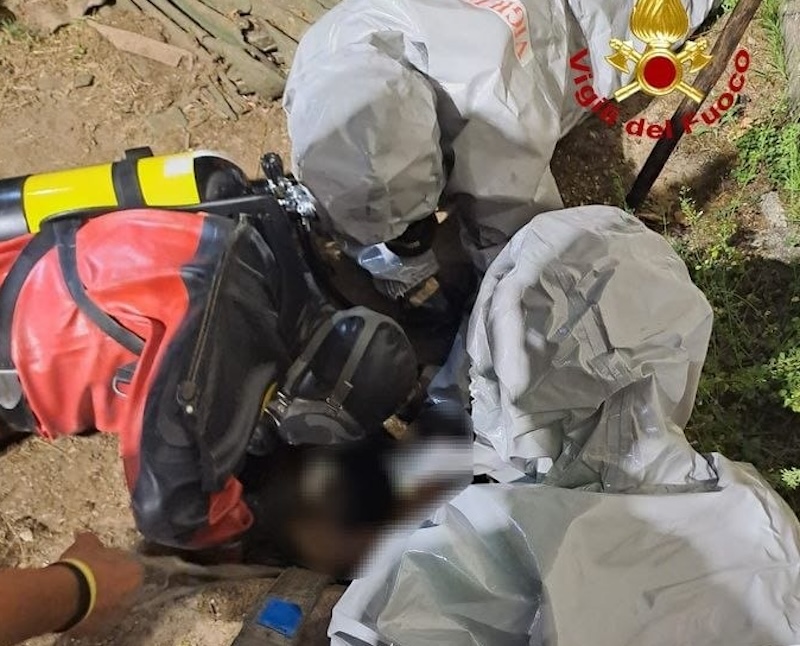 Barga, uomo scoperto morto all'interno di una cisterna