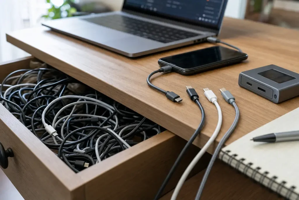 Ho provato tutti i cavi USB-C che avevo nel cassetto e ho finalmente scoperto perché alcuni sono inutili – OK!Mugello