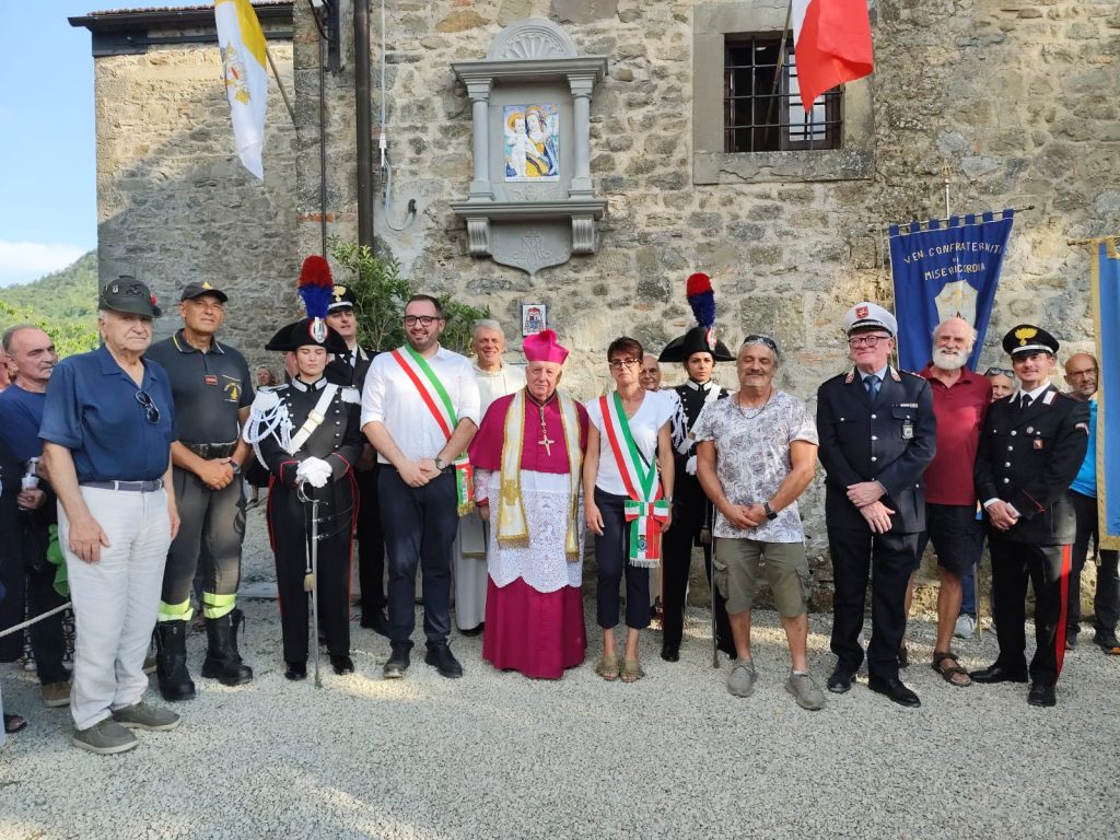 Inaugurazione dell'edicola mariana: Festa di Marcoiano