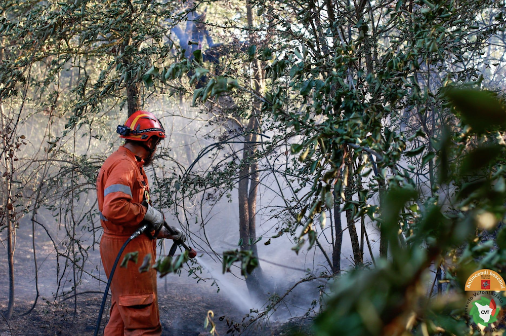 Incendi di pomodori a Firenzuola e in pineta a Viareggio: in corso le operazioni di bonifica.