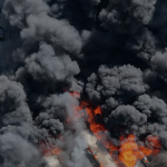 Incendio devastante in un edificio di materiale tessile a Campi Bisenzio