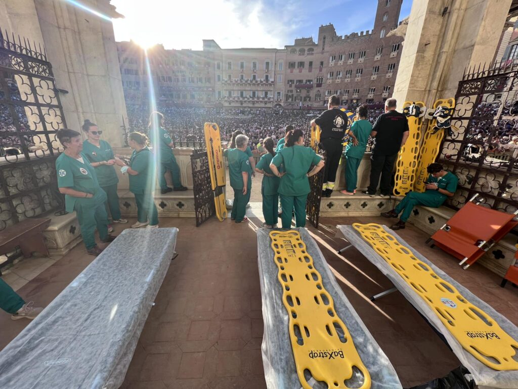 Palio del 16 agosto: l'organizzazione del 118 per il soccorso sanitario