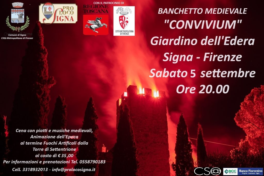 Ritorna a Signa l'appuntamento con il 'Banchetto Medievale'