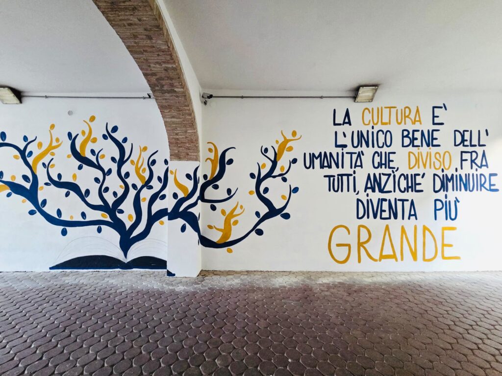 San Donnino, inaugurato il murale nel sottopassaggio di via Pistoiese