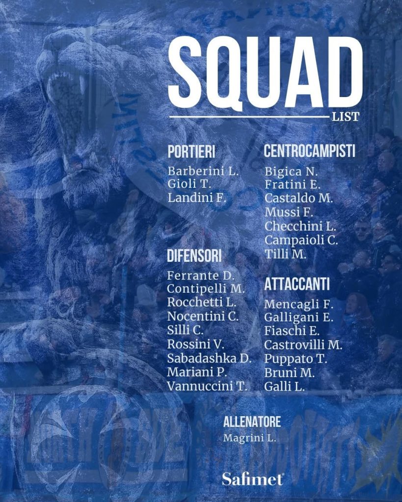 La Sangiovannese si mostra al pubblico: il roster.