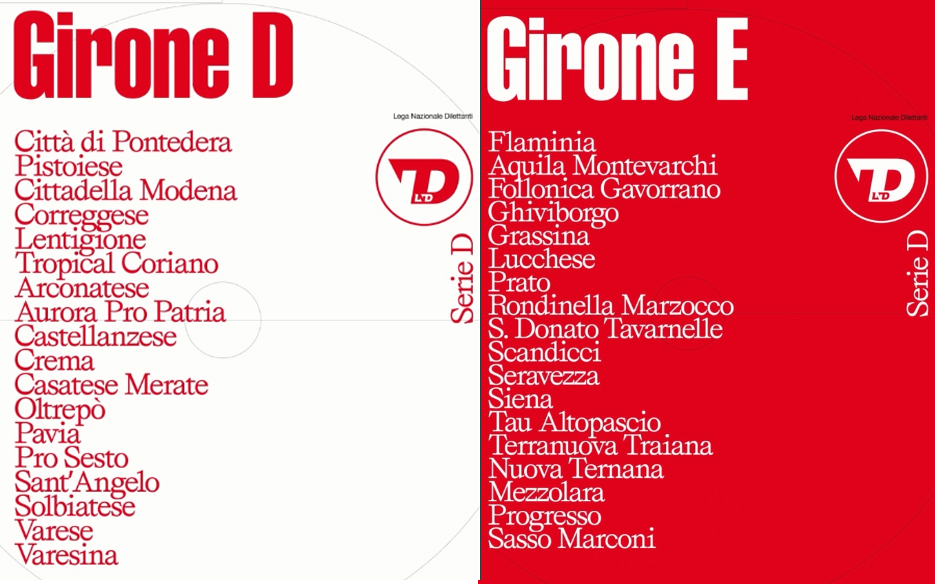 Serie D - Presentazione dei gironi