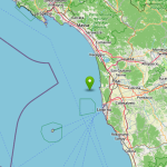 Terremoto in Toscana: scossa di magnitudo 3.7 nel mare avvertita tra Pisa, Lucca e Livorno.
