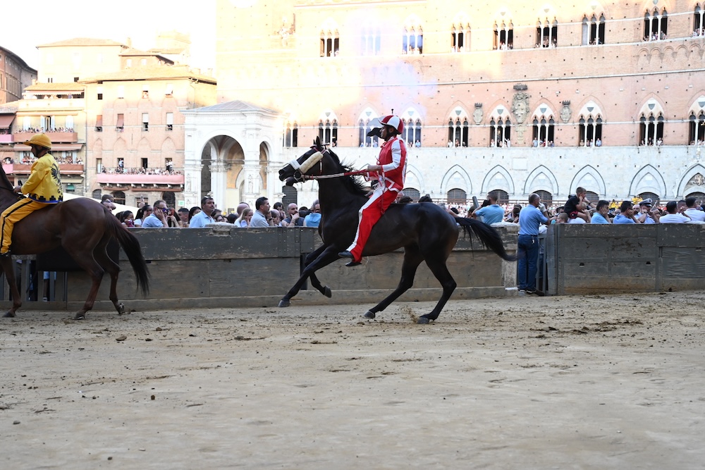 Palio di Siena del 16 agosto: La Giraffa conquista la terza prova